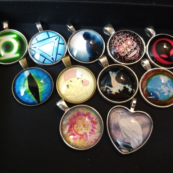 NECKLACE SPECIAL - 4 for $20 - YOU PICK - cabochon - Picture 2 of 10